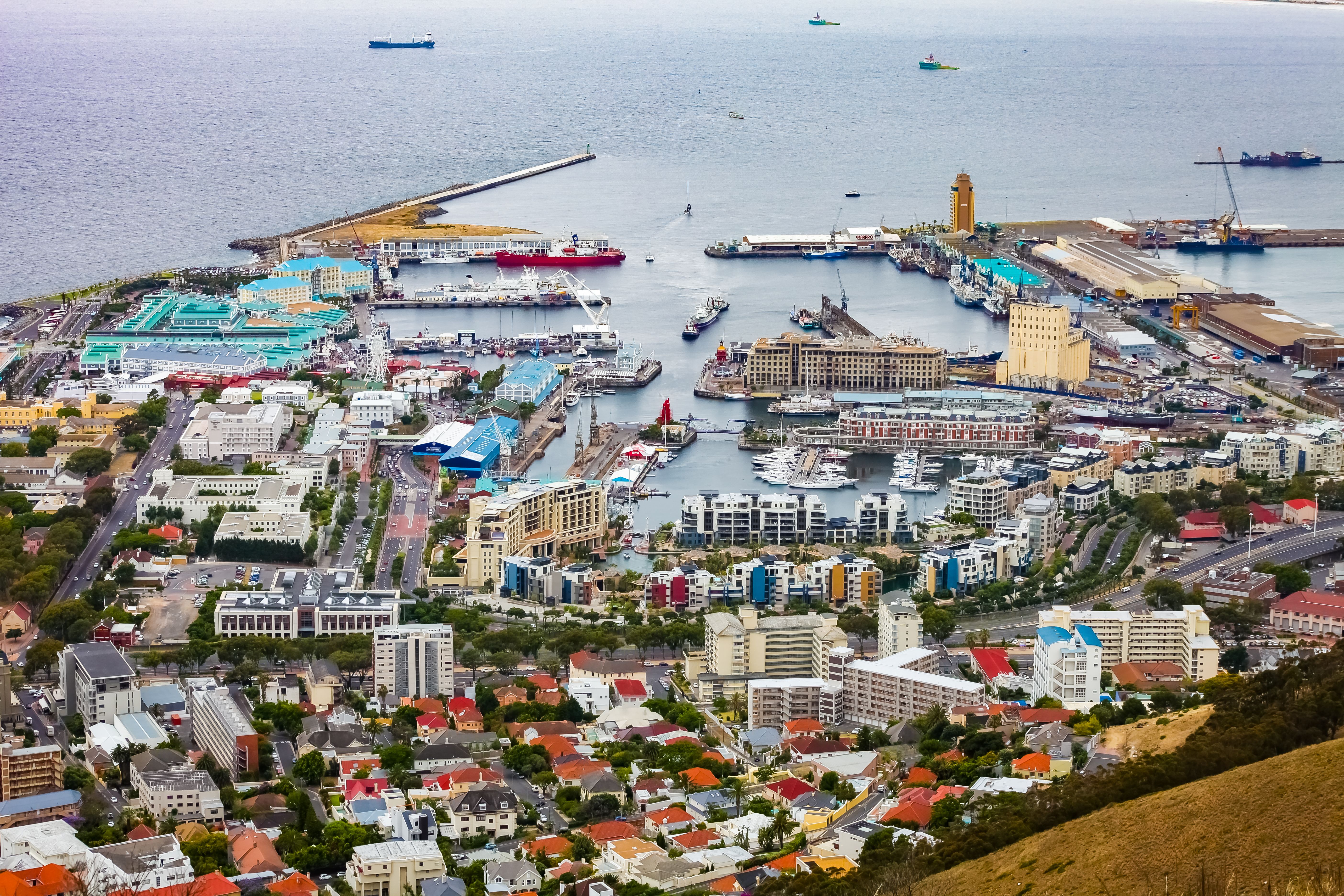 Our main stop is at the V&A Waterfront