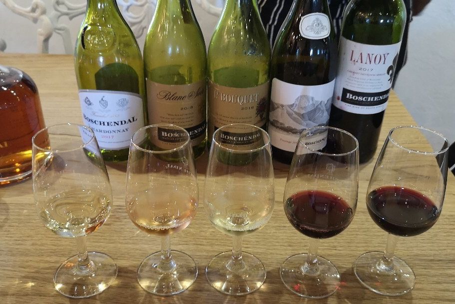 Enjoy wine tastings at several estates