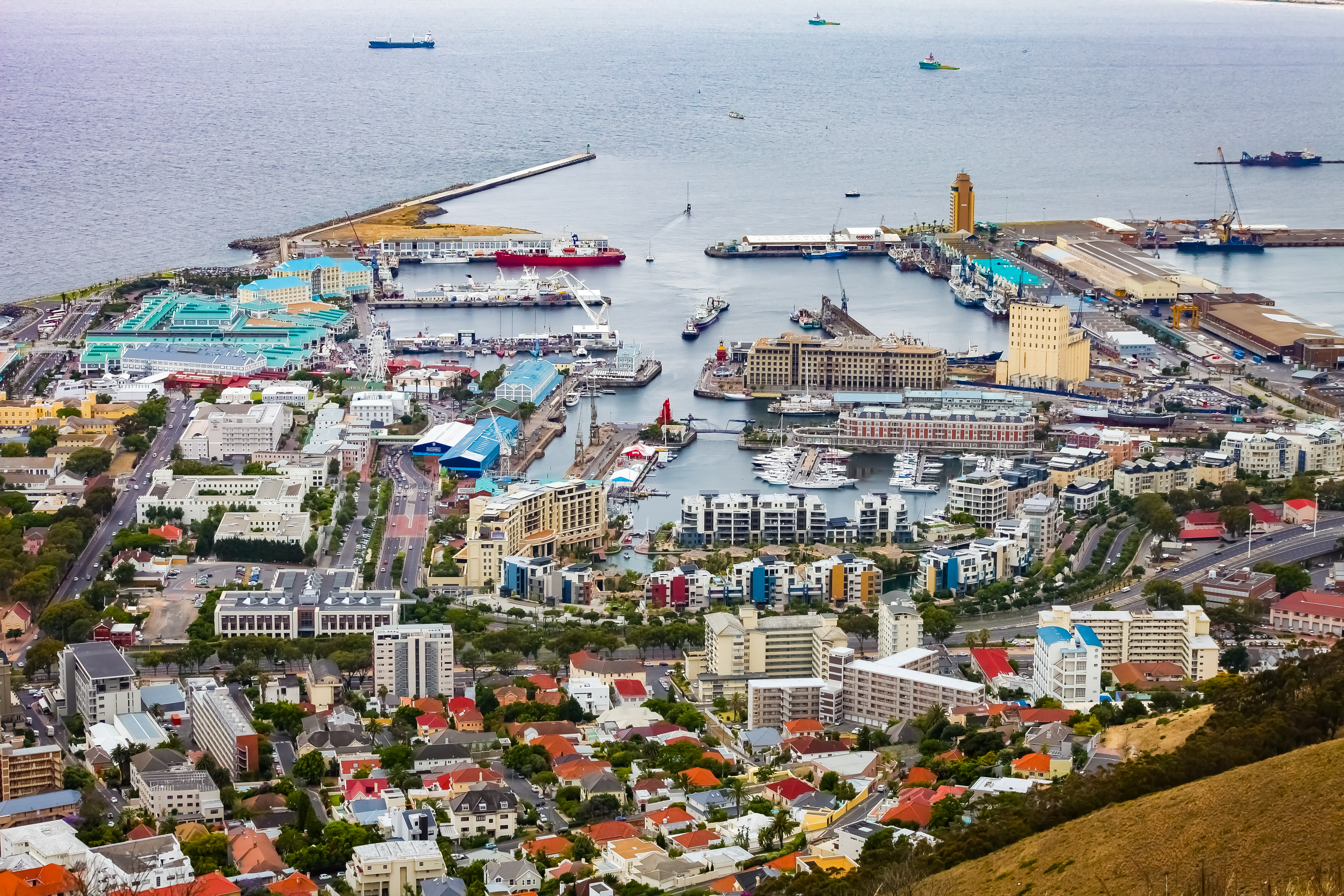 Our main stop is at the V&A Waterfront