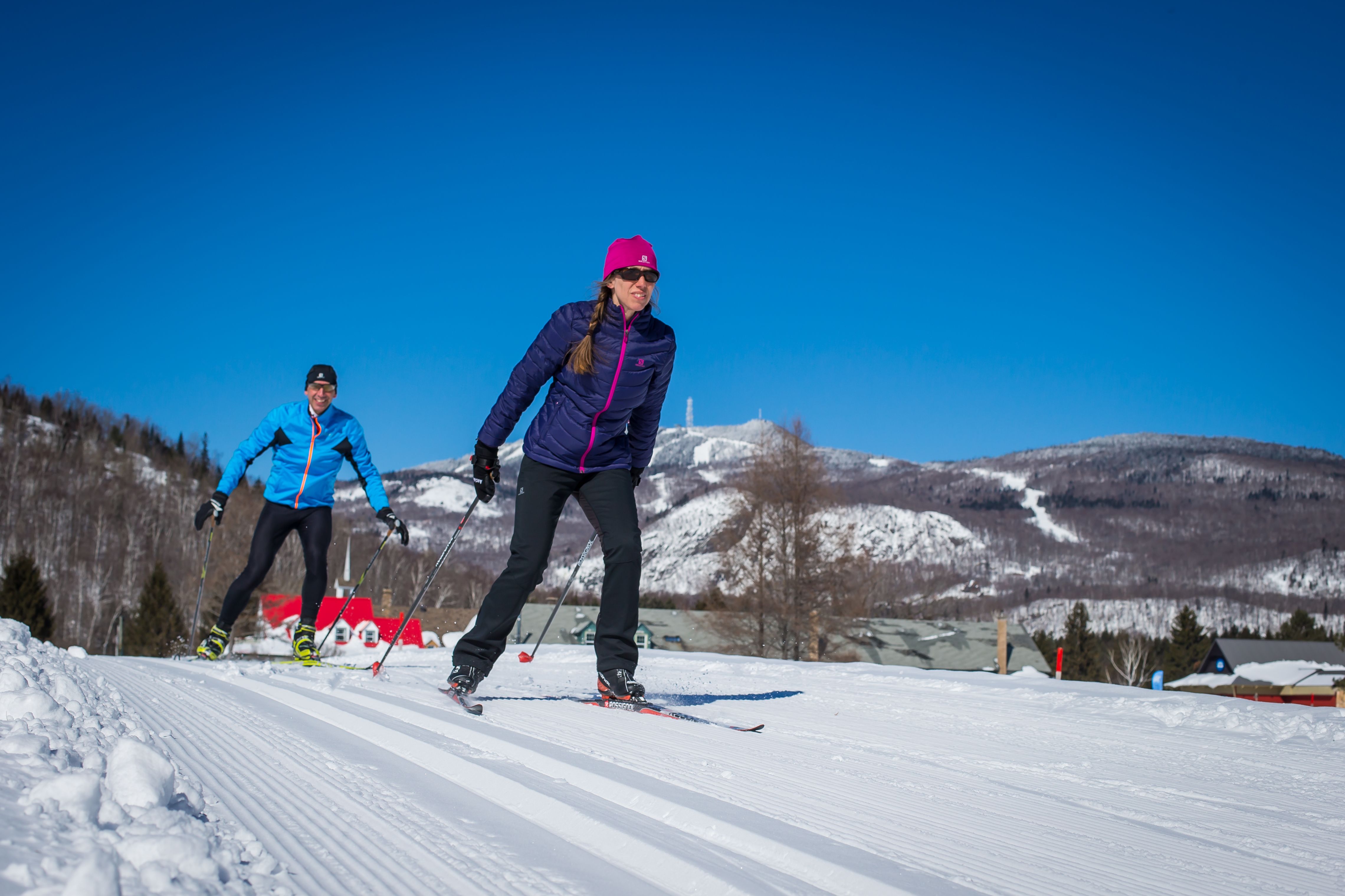 Crosscountry skiing Rental and pass Domain St Bernard