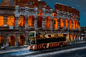 Big Bus Rome Christmas Evening Tour with Live Guide