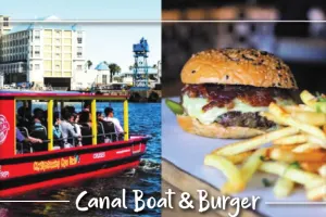 Canal: Boat & Burger