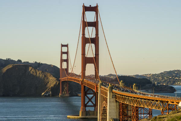 Stop at the Golden Gate Bridge and get a photo or even walk across to the other side.