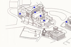 Piazza Venezia Combo Route Map