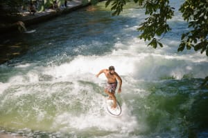The Munich surfers