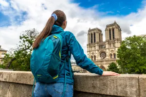 Notre Dame Outdoor Walking Tour with Crypt in Spanish