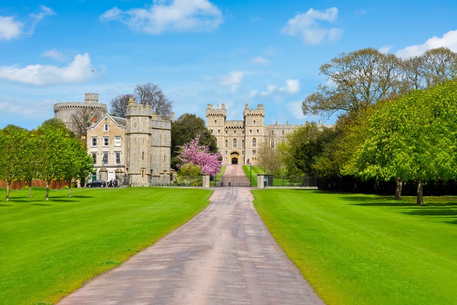 Windsor Castle seen on walking tour
