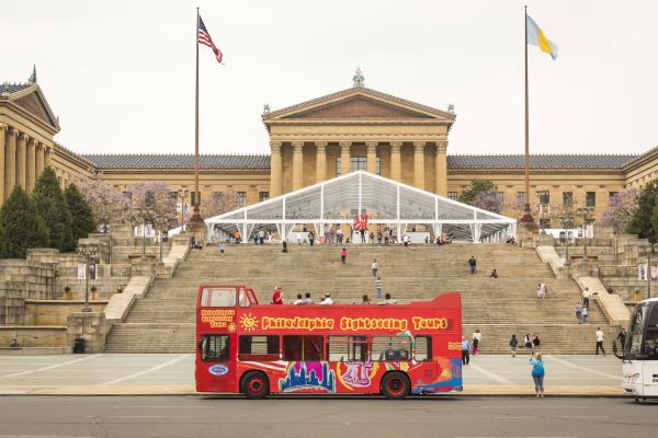 Philadelphia Sightseeing Tours 1 day pass with Rocky Steps