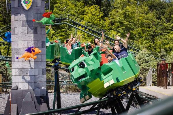 Roller Coaster at LEGOLAND Theme Park New York