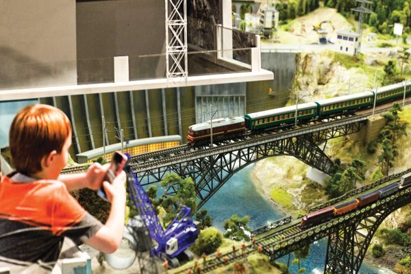 Train Set at Northlandz Miniature Wonderland