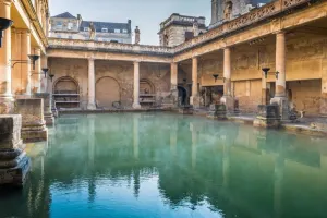 Day Trip to Bath by Rail with Entry to Roman Baths or Hop-On Hop-Off tour