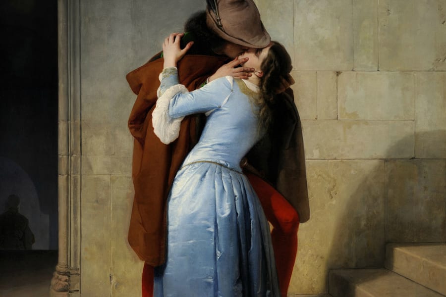 The Kiss by Francesco Hayez – Pinacoteca di Brera Milan
