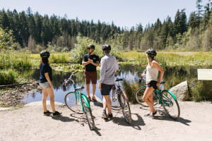 A group at Beaver Lake