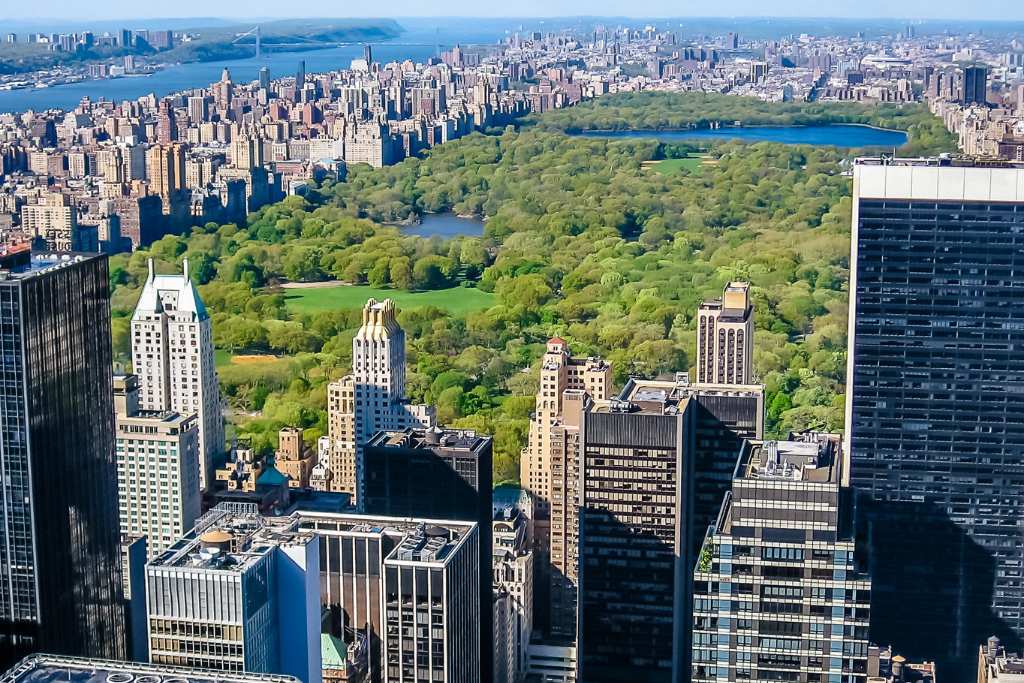 Central Park and Manhattan
