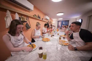 Gelato and Pizza making class in Florence
