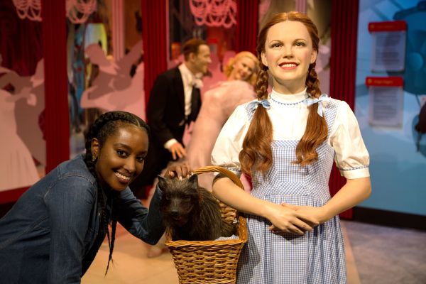 Dorothy at the Madame Tussauds Hollywood