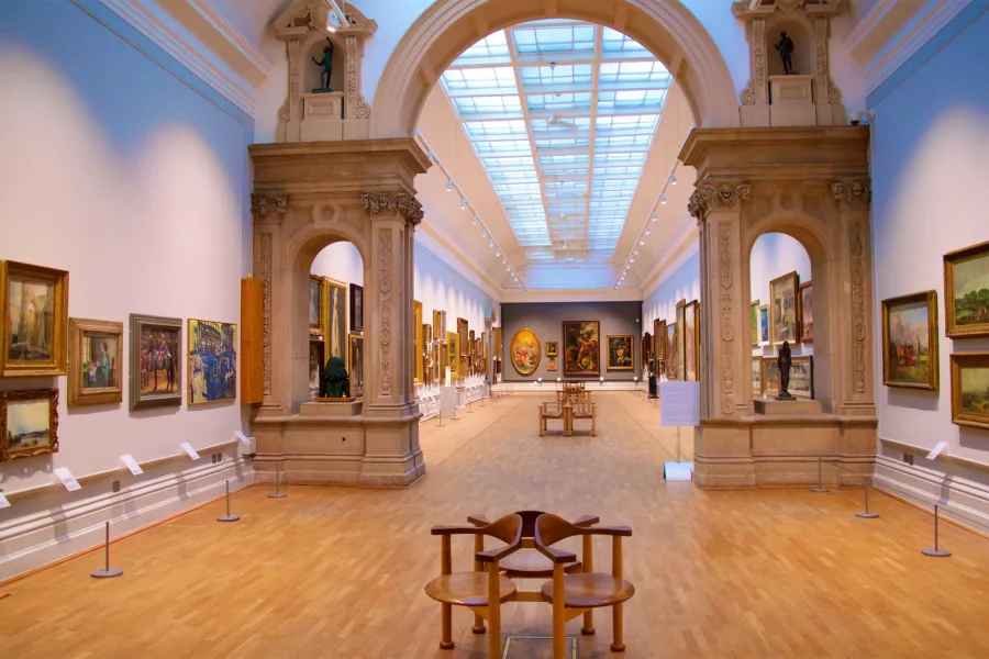 Inside the Louvre during private experience
