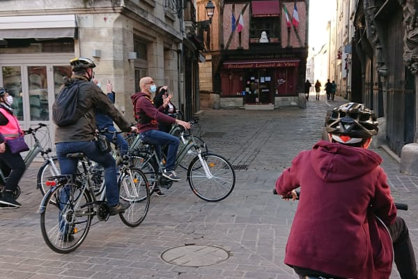 Biking through Old Town