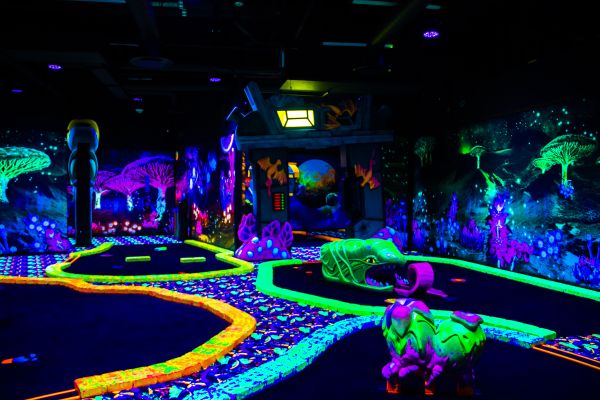 Black Light Mini Golf