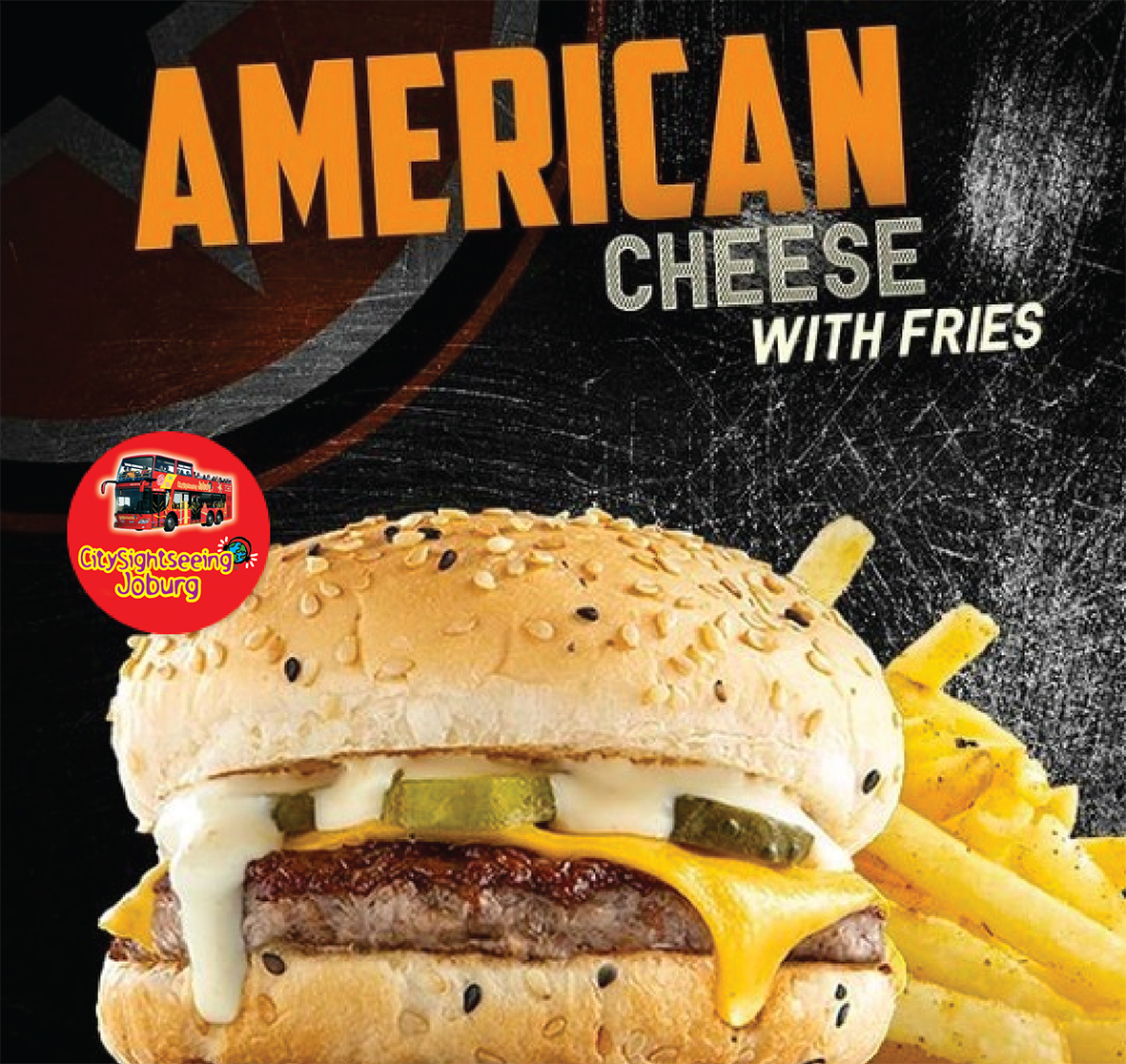 Cheese Burger and Fries