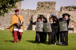 In the Footsteps of Kings at Portchester Castle