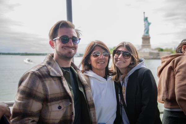 A family on the cruise