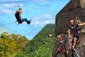 Tyroliennes et Via Ferrata Mont-Catherine