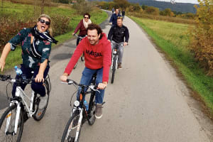 Riding along the Vistula River