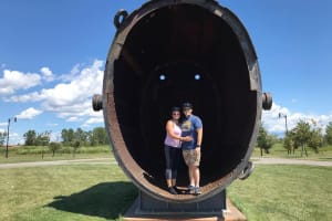 Giant Molten Iron Ladle