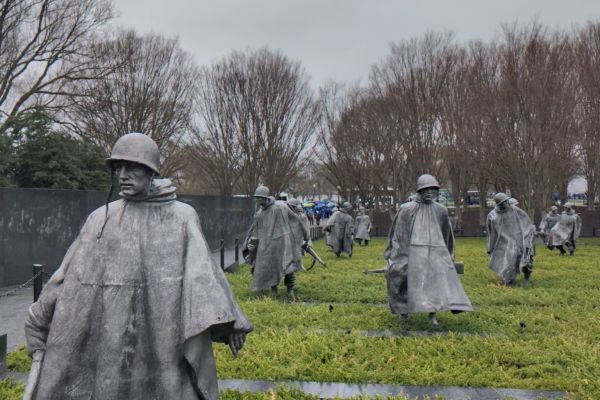 Miltary statues on the Washington D.C.: Memorials Walking Tour