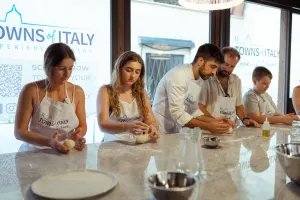Private Rome pizza & gelato making class