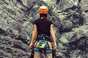 Numbers + Rock Climb