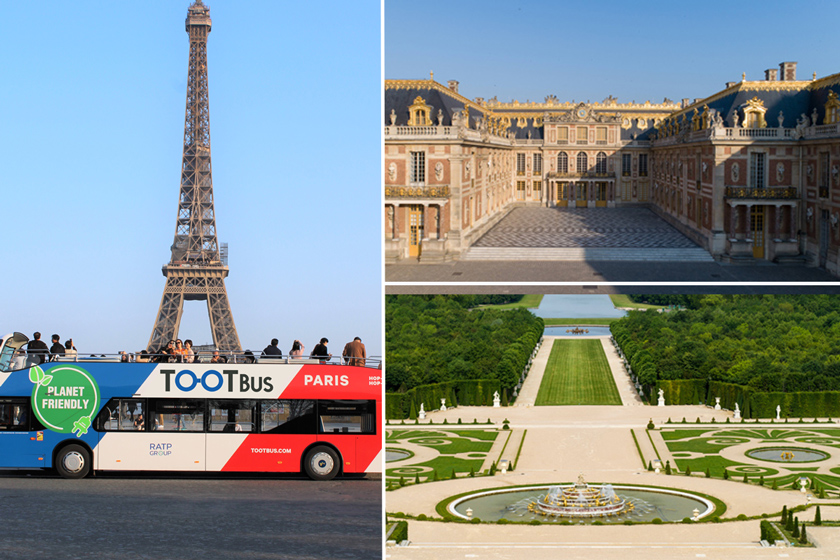 Descubre Parigi 24 - 48 - 72 Ore Hop On Hop Off +  Visita Audioguidata di Versailles - Alloggi in Parigi