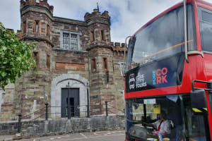 Cork City Tour Bus at Cork City Gaol