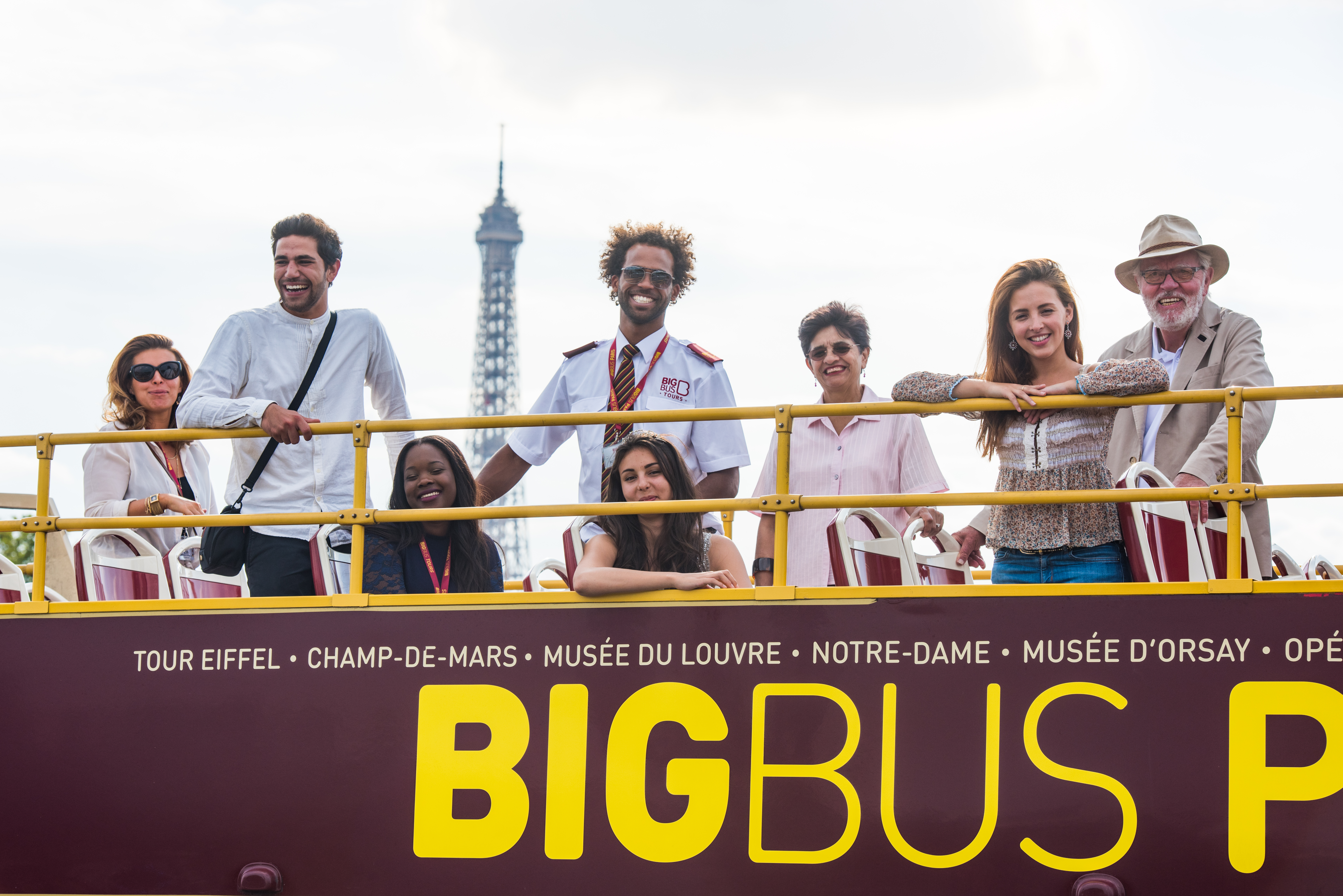 Tour Big Bus Paris Discover 1 Día Hop On Hop Off - Alojamientos en Paris