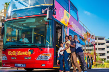 Hop on an urban safari in Joburg with the red bus!