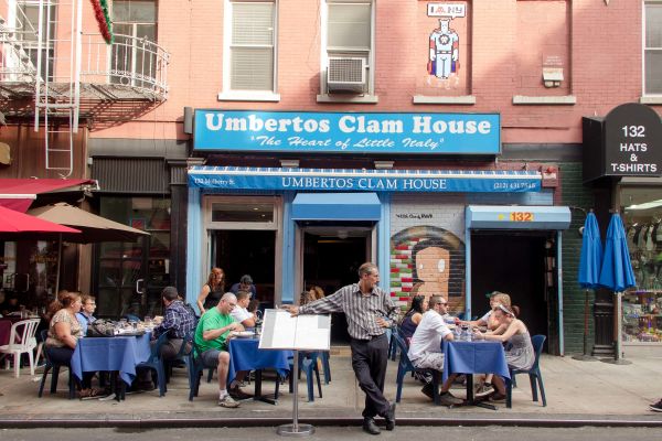 Umberto's Clam House on SOHO and Little Italy Walking Tour