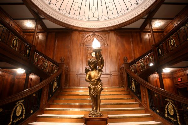Grand Staircase at the Titanic the Artifact Exhibition - Dinner Show
