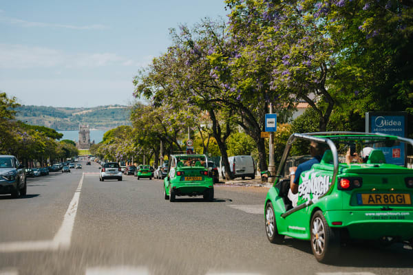 Spinach Tours heading to Belém Tower
