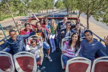 Children hop on and off for free with our 3-for-1 Kids’ Special in Cape Town