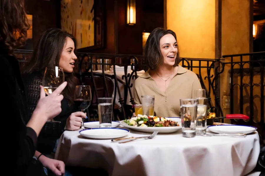 Guests at dinner during Private Dinner with a Broadway artist