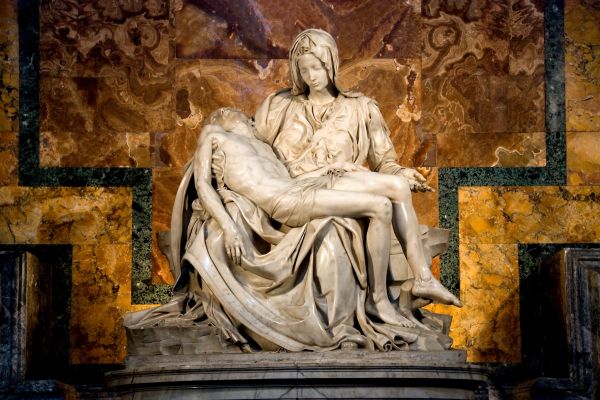 Pieta statue in St. Peter's Basilica