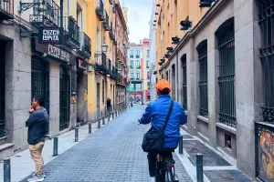 Madrid Bike Tour With Churros Plus Optional Ham, Wine, and Cheese Upgrade