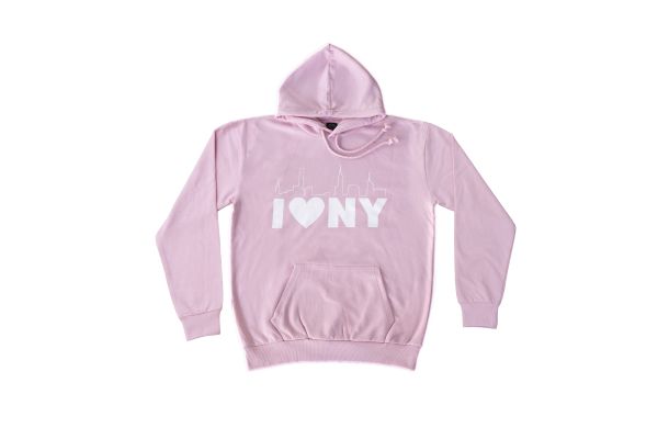 pink hoody WHITE DEISGN