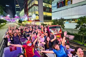 Singapore Christmas Light-Up Big Bus Tour