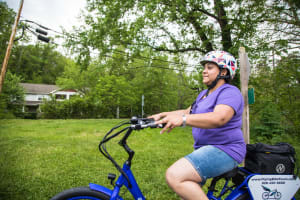 Riding through nature