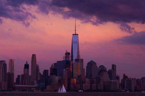 Manhattan Skyline dusk