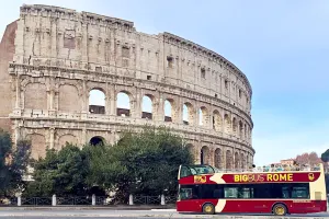 Rome Combo 1 Day Hop-on Hop-off + One Way Rome Airport Bus
