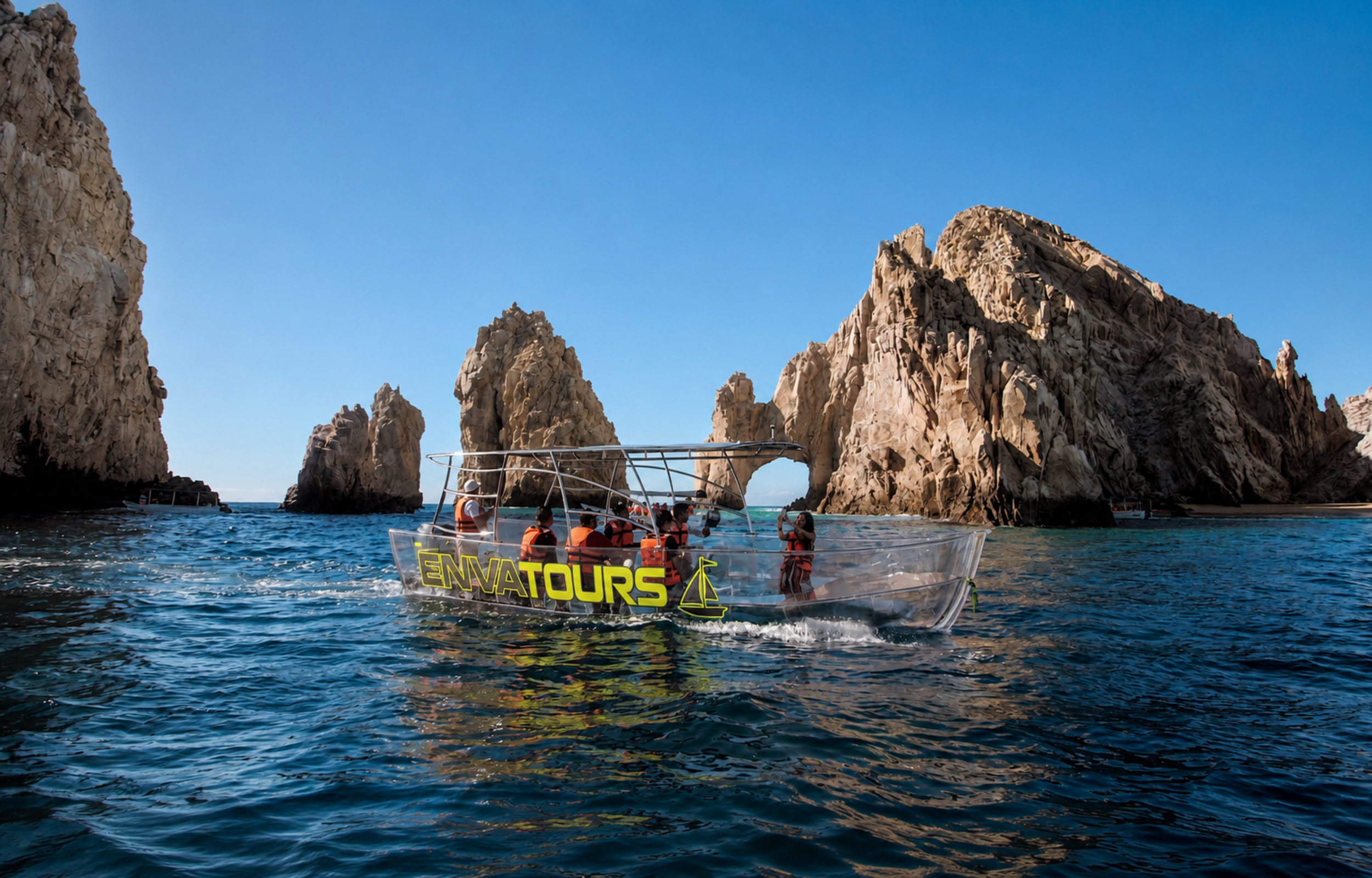 Giro in Barca Trasparente e City Tour a Los Cabos con Prelievo - Alloggi in Los Cabos