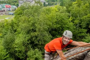 Rock climbing, Mont-Tremblant - initiation